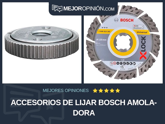 Accesorios de lijar Bosch Amoladora