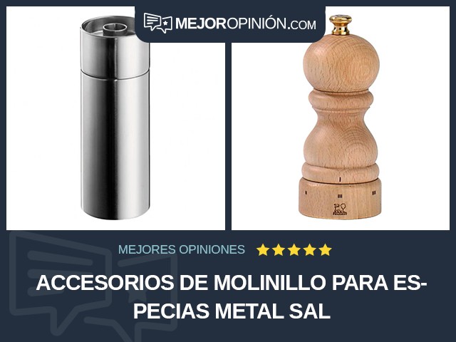 Accesorios de molinillo para especias Metal Sal