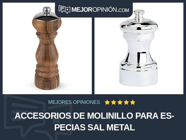 Accesorios de molinillo para especias Sal Metal