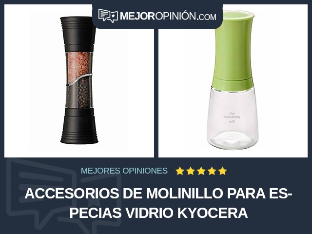 Accesorios de molinillo para especias Vidrio Kyocera