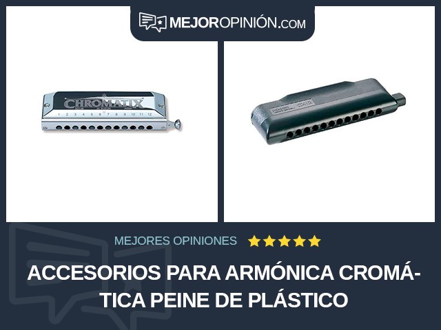 Accesorios para armónica Cromática Peine de plástico