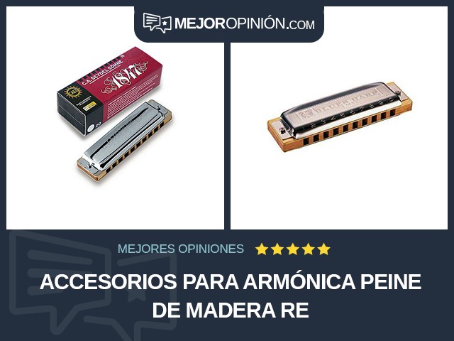 Accesorios para armónica Peine de madera Re