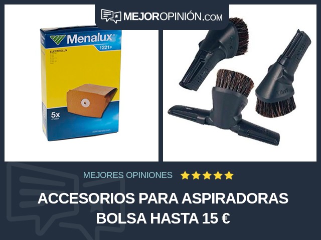 Accesorios para aspiradoras Bolsa Hasta 15 €