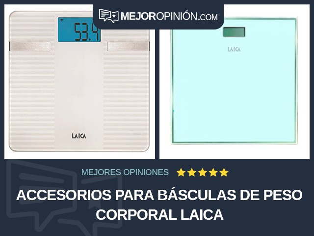 Accesorios para básculas de peso corporal Laica