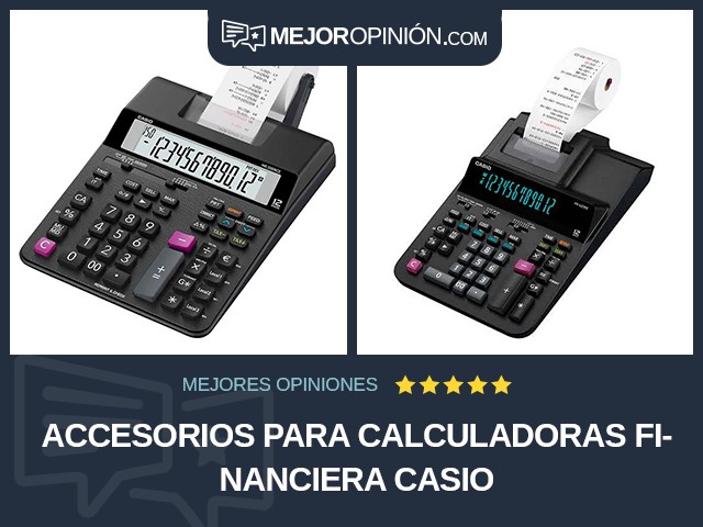 Accesorios para calculadoras Financiera Casio