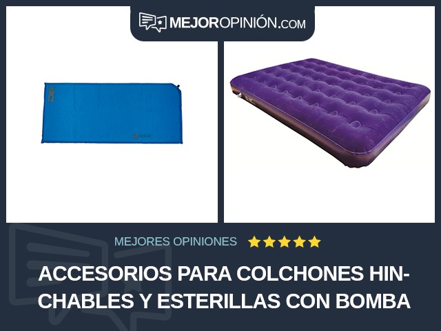 Accesorios para colchones hinchables y esterillas Con bomba de aire Highlander