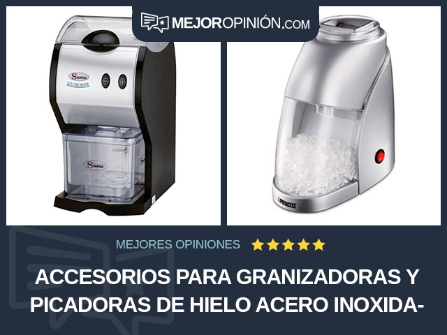 Accesorios para granizadoras y picadoras de hielo Acero inoxidable