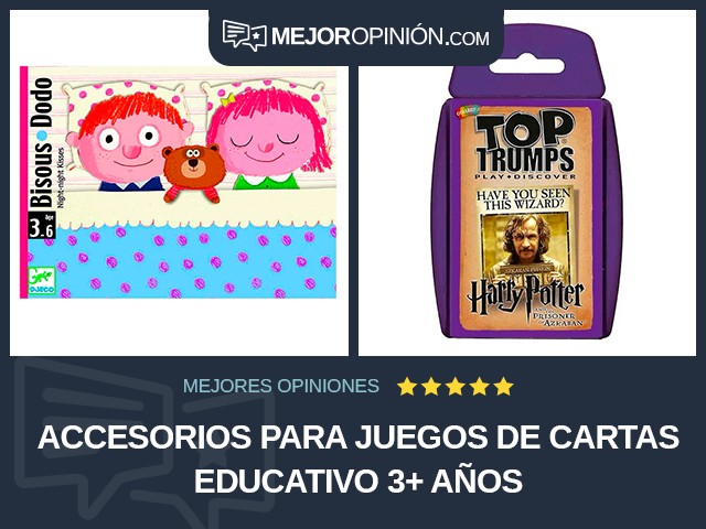 Accesorios para juegos de cartas Educativo 3+ años