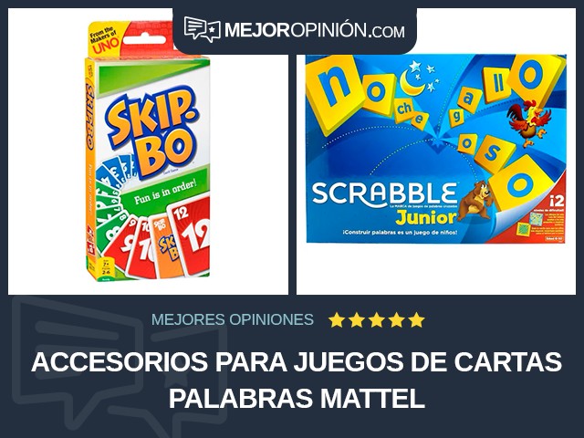 Accesorios para juegos de cartas Palabras Mattel