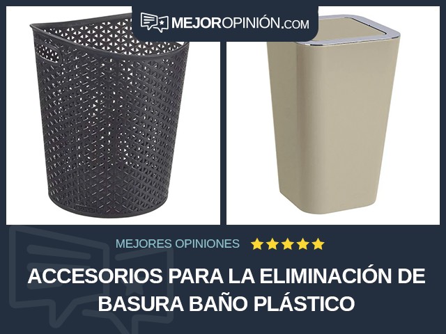 Accesorios para la eliminación de basura Baño Plástico