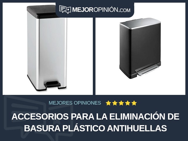 Accesorios para la eliminación de basura Plástico Antihuellas