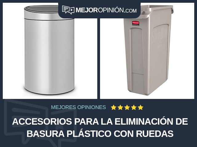 Accesorios para la eliminación de basura Plástico Con ruedas