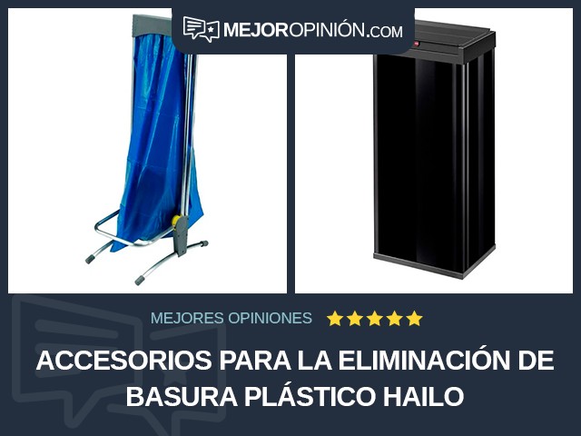 Accesorios para la eliminación de basura Plástico Hailo