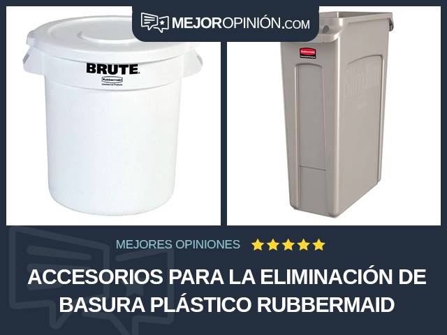 Accesorios para la eliminación de basura Plástico Rubbermaid