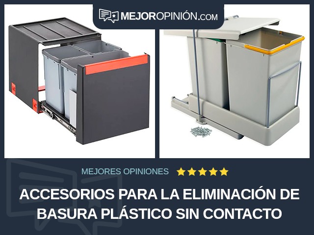 Accesorios para la eliminación de basura Plástico Sin contacto