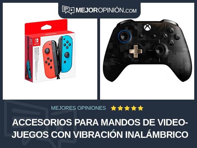 Accesorios para mandos de videojuegos Con vibración Inalámbrico