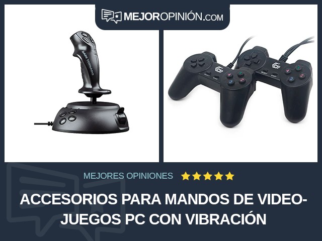 Accesorios para mandos de videojuegos PC Con vibración