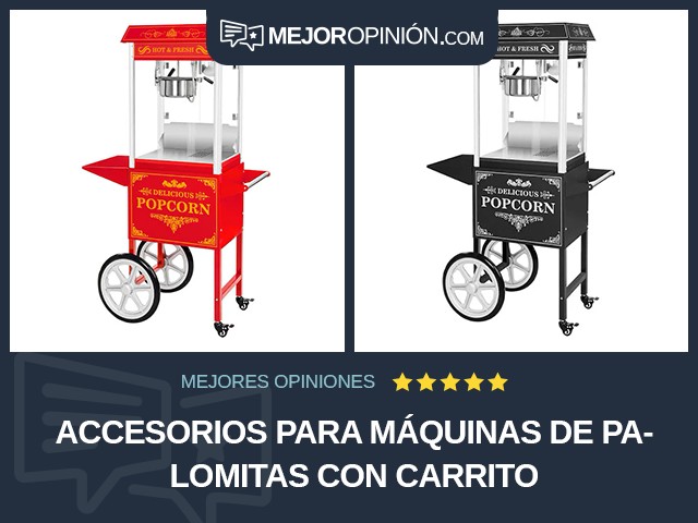 Accesorios para máquinas de palomitas Con carrito