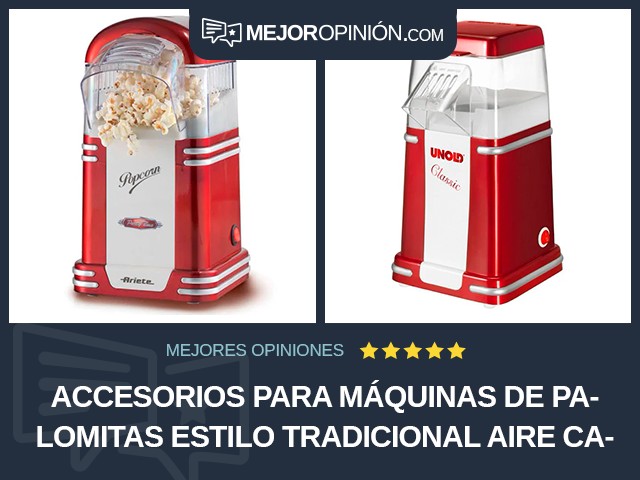 Accesorios para máquinas de palomitas Estilo tradicional Aire caliente