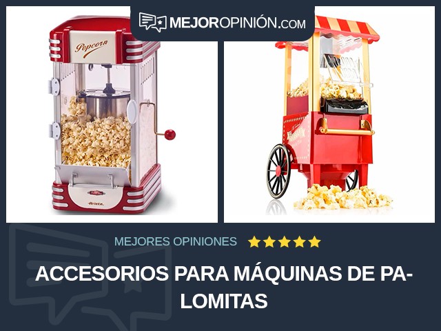 Accesorios para máquinas de palomitas