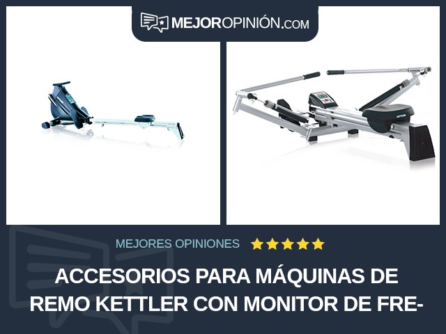 Accesorios para máquinas de remo KETTLER Con monitor de frecuencia cardiaca