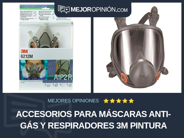 Accesorios para máscaras antigás y respiradores 3M Pintura