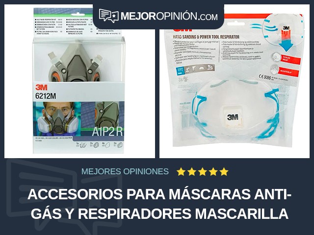 Accesorios para máscaras antigás y respiradores Mascarilla facial 3M