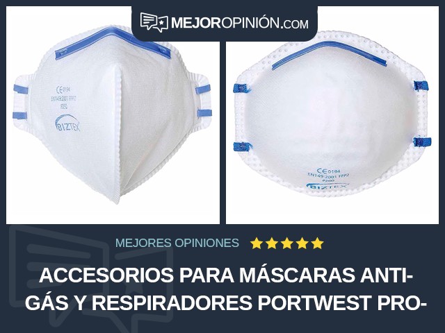 Accesorios para máscaras antigás y respiradores Portwest Protección contra vapor