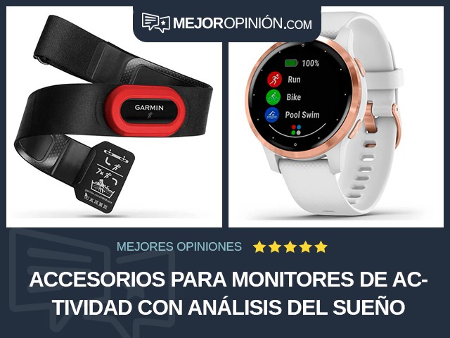 Accesorios para monitores de actividad Con análisis del sueño Garmin