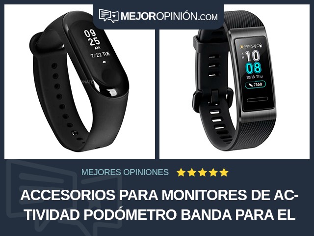 Accesorios para monitores de actividad Podómetro Banda para el pecho