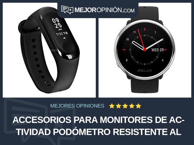 Accesorios para monitores de actividad Podómetro Resistente al agua