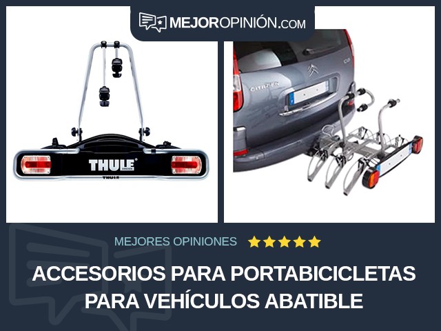 Accesorios para portabicicletas para vehículos Abatible