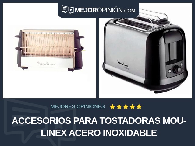 Accesorios para tostadoras Moulinex Acero inoxidable