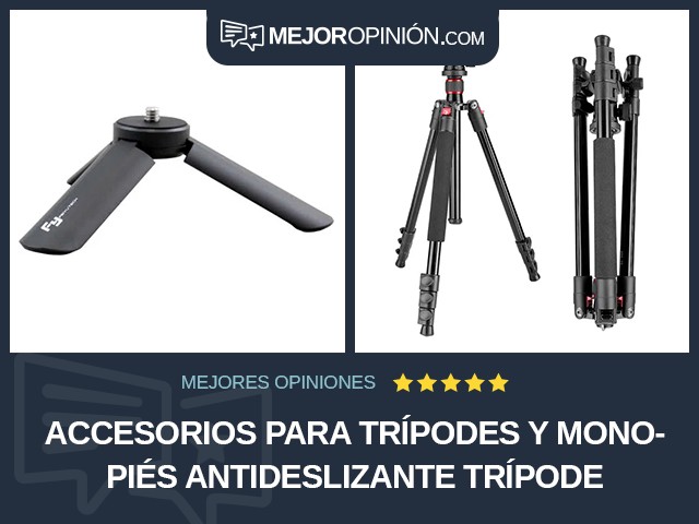 Accesorios para trípodes y monopiés Antideslizante Trípode