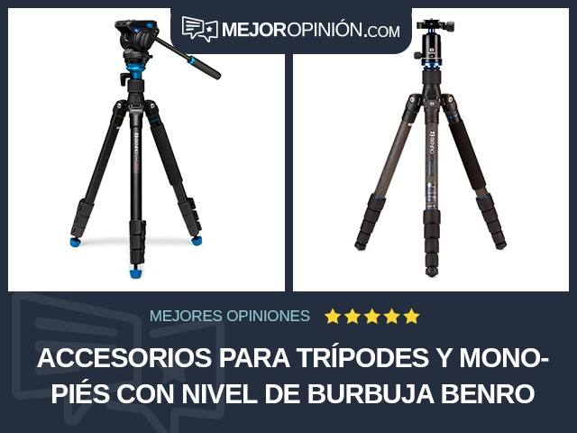 Accesorios para trípodes y monopiés Con nivel de burbuja BENRO