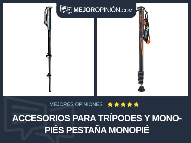 Accesorios para trípodes y monopiés Pestaña Monopié