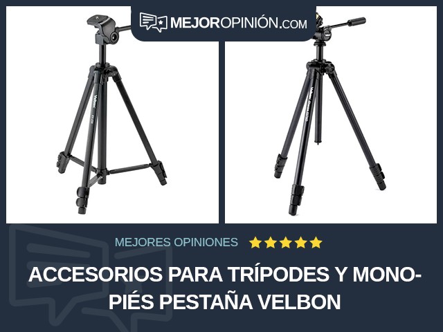 Accesorios para trípodes y monopiés Pestaña Velbon