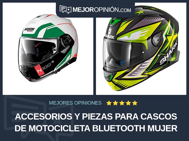 Accesorios y piezas para cascos de motocicleta Bluetooth Mujer