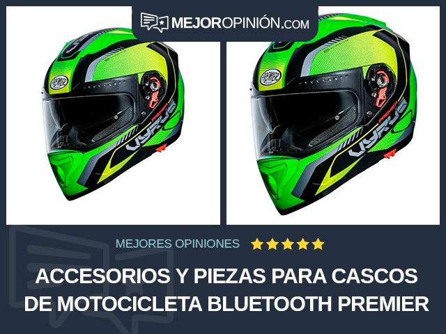 Accesorios y piezas para cascos de motocicleta Bluetooth Premier Helmets