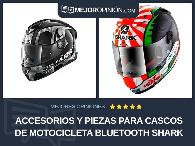 Accesorios y piezas para cascos de motocicleta Bluetooth Shark