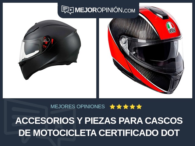 Accesorios y piezas para cascos de motocicleta Certificado DOT AGV