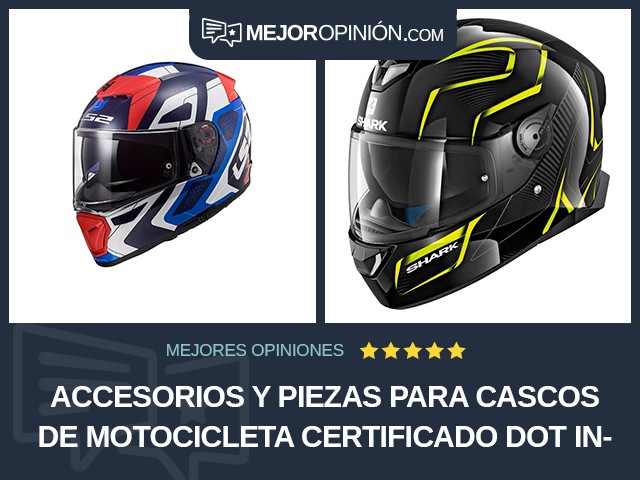 Accesorios y piezas para cascos de motocicleta Certificado DOT Integral