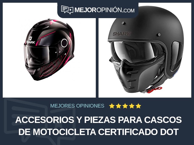 Accesorios y piezas para cascos de motocicleta Certificado DOT Shark