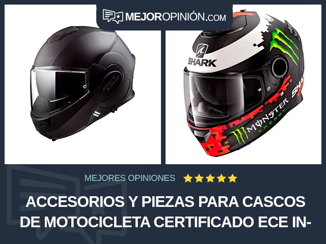 Accesorios y piezas para cascos de motocicleta Certificado ECE Integral