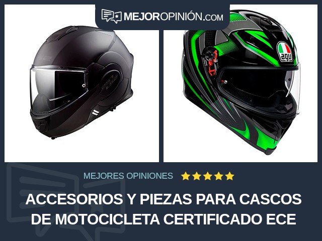 Accesorios y piezas para cascos de motocicleta Certificado ECE Mujer