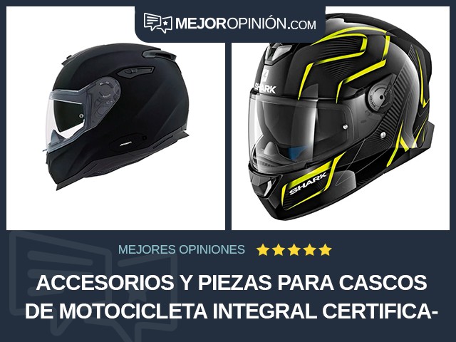 Accesorios y piezas para cascos de motocicleta Integral Certificado DOT