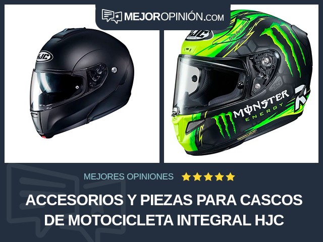 Accesorios y piezas para cascos de motocicleta Integral HJC