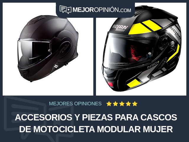 Accesorios y piezas para cascos de motocicleta Modular Mujer