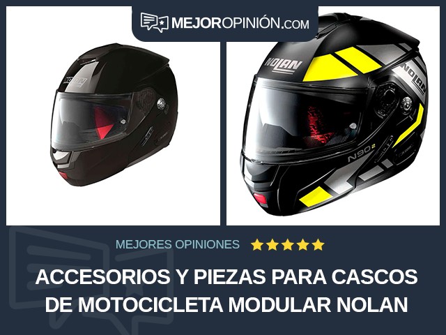 Accesorios y piezas para cascos de motocicleta Modular Nolan