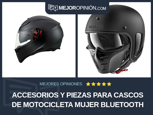 Accesorios y piezas para cascos de motocicleta Mujer Bluetooth